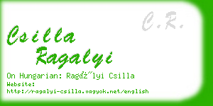 csilla ragalyi business card